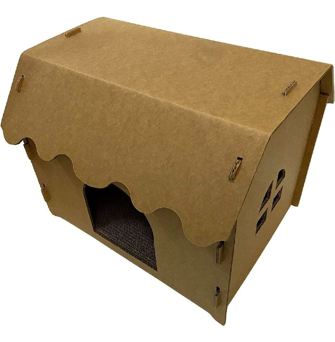 بيت كارتون مع الخداشة قياس كبير