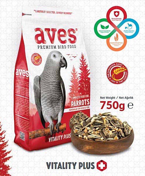 Aves Premium طعام الطيور ببغاء