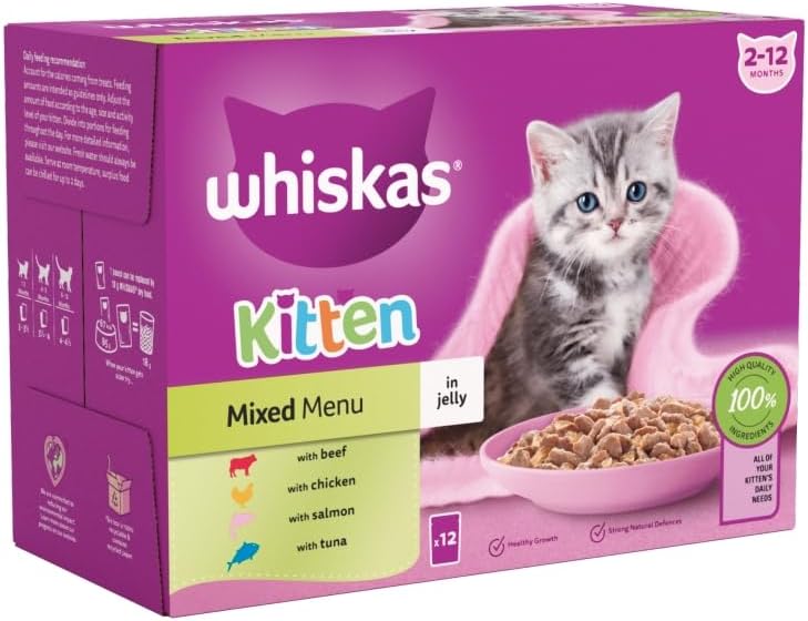 Whiskas x12 مختلط في الجيلي