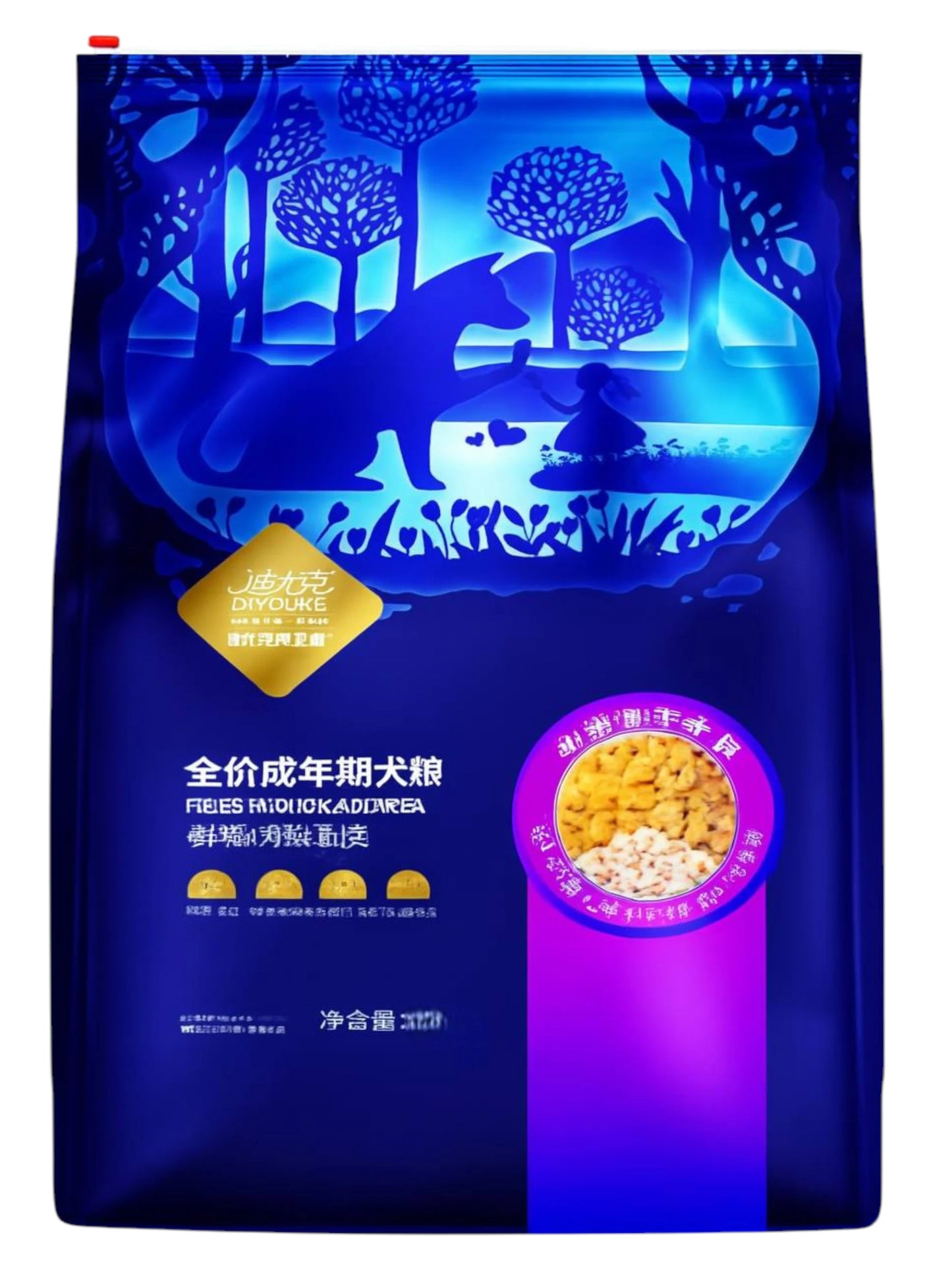 DIYOUKE 1.5kg البط والكمثرى، مجفف بالتجميد