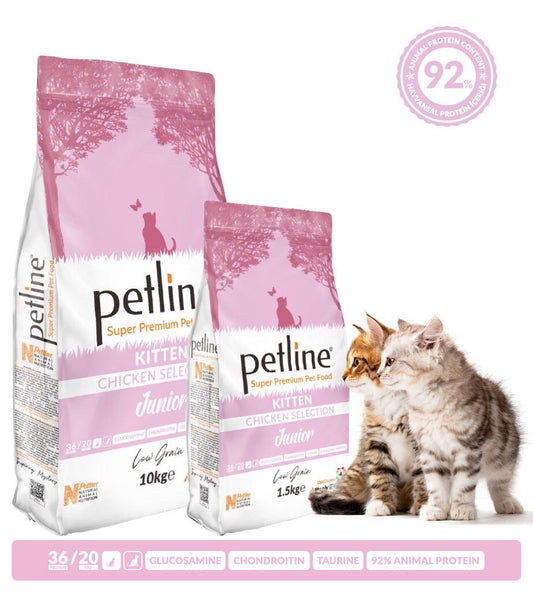Petline 1.5Kg دجاج كيتن و جونير