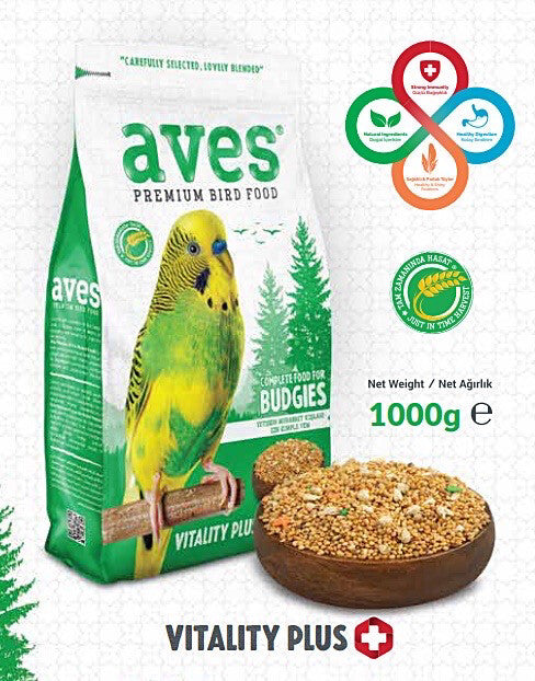 Aves Premium طعام الطيور الببغاء
