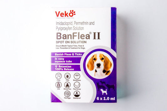 ‏Veko Banflea II للوقاية و العلاج من القراد والبراغيث والبعوض والذباب القمل والقمل