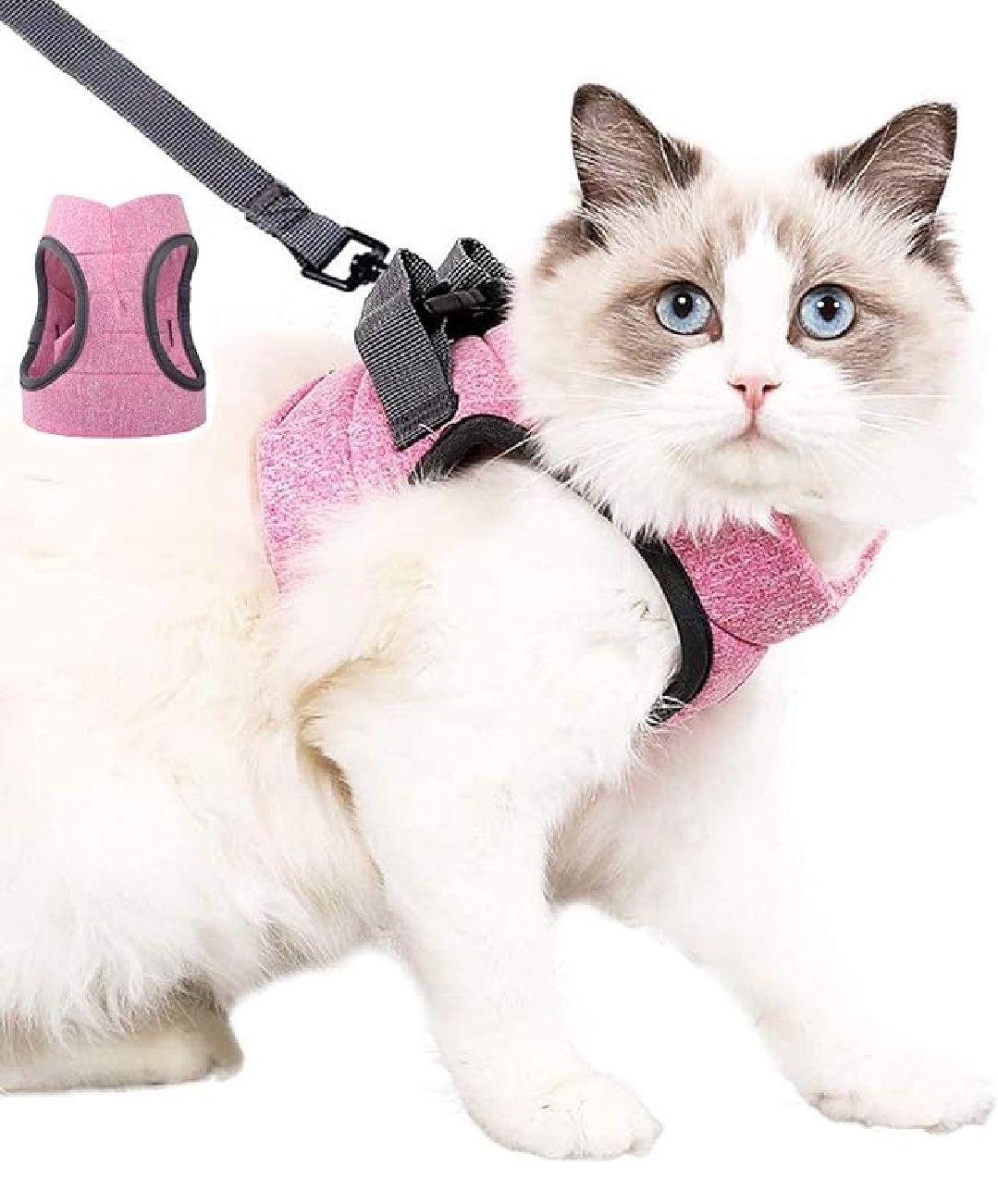 ليش و هارنس ناعم قياس M لون وردي