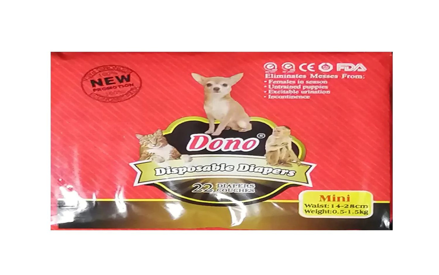 حفاظات القطط و الکلاب للانثی