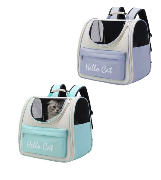 Hello Cat حقيبة النقل