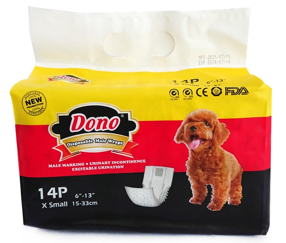 Dono 14P حفاضات للذكر XS