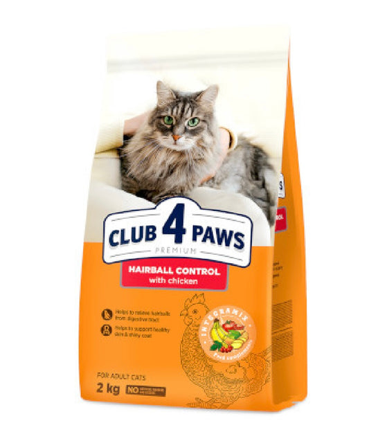 Club 4 Paws 2kg  ‎التحكم في كرة الشعر