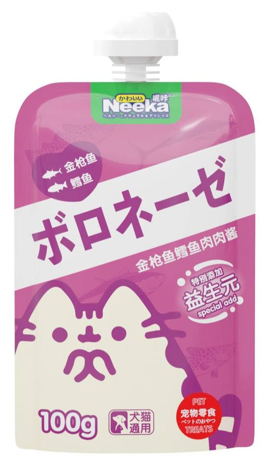 Neeka 100g التونة ونكهة سمك القد