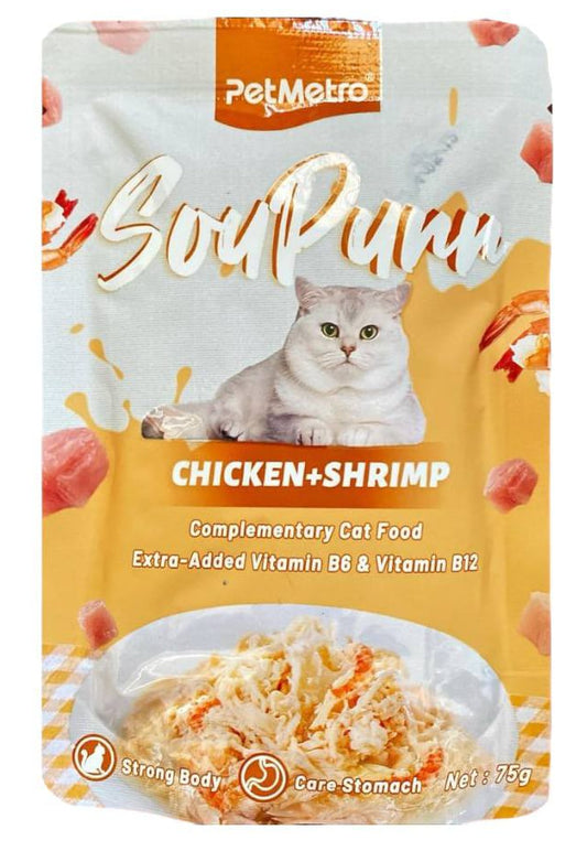 PetMetro 75g دجاج و روبيان