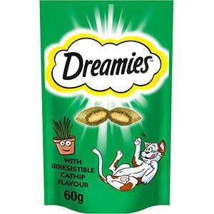 Dreamies 60g البسكويت مع عشبة النعناع
