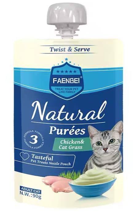 Faenbei 90g الدجاج وعشب القطط