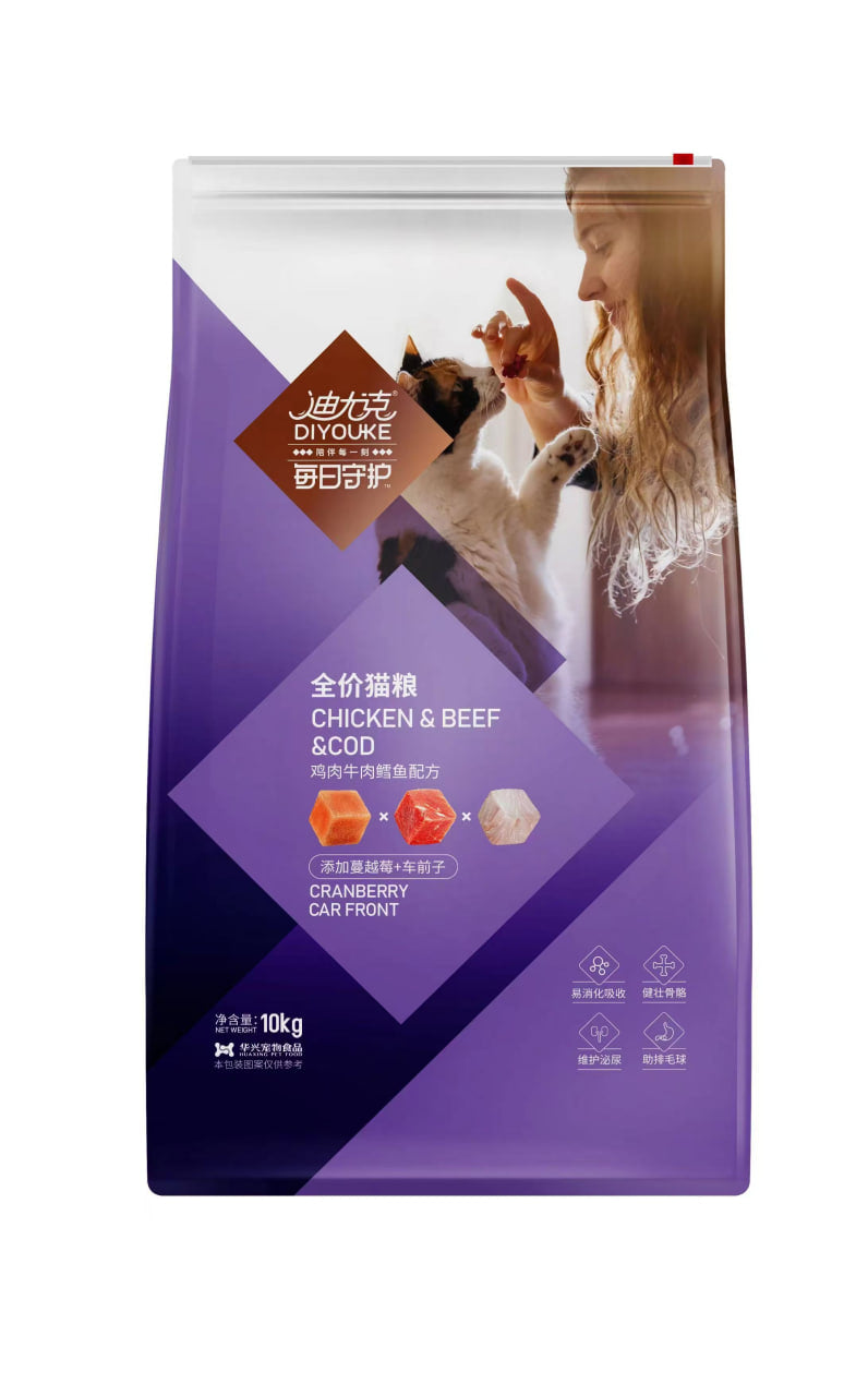 DIYOUKE 1.5Kg دجاج ولحم بقري وسمك القد