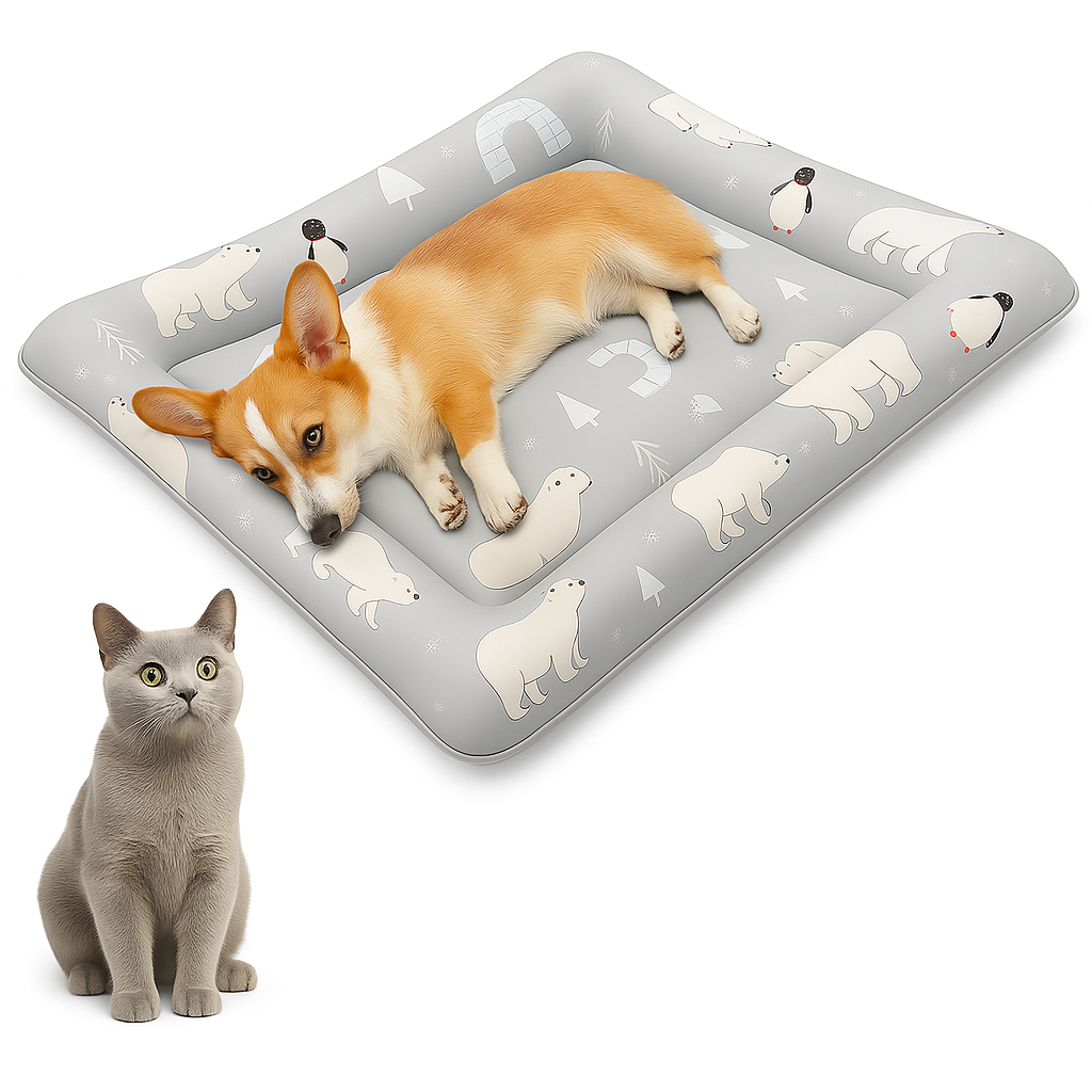 60cm حصيرة تبريد الحيوانات الأليفة