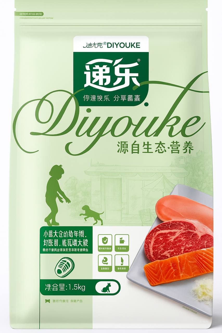 DIYOUKE Puppy 1.5kg دجاج ولحم بقري، سلمون