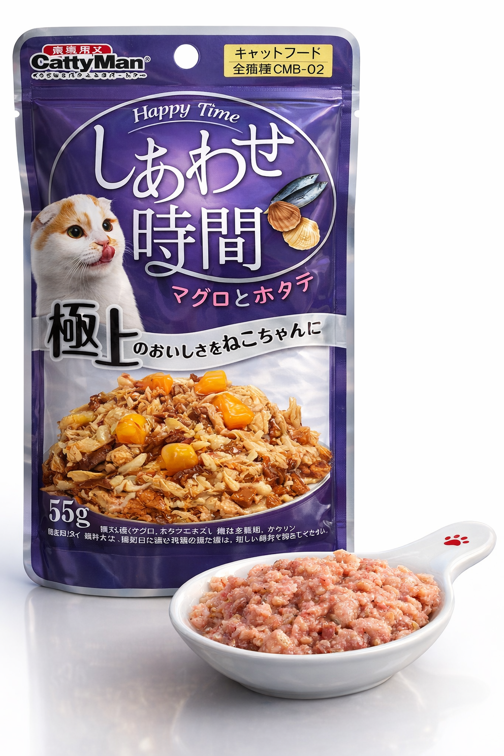 Cattyman 55g التونة والاسكالوب
