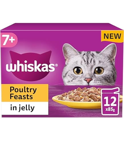 Whiskas x12 الدواجن في جيلي