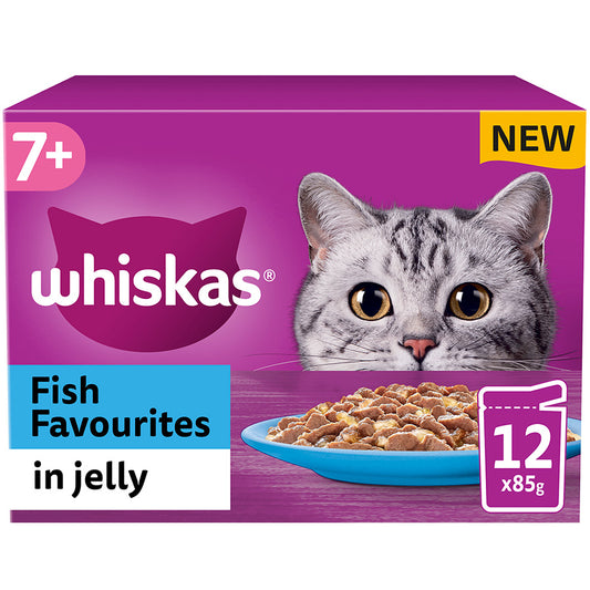Whiskas X12نكهة السمك في الجيلي