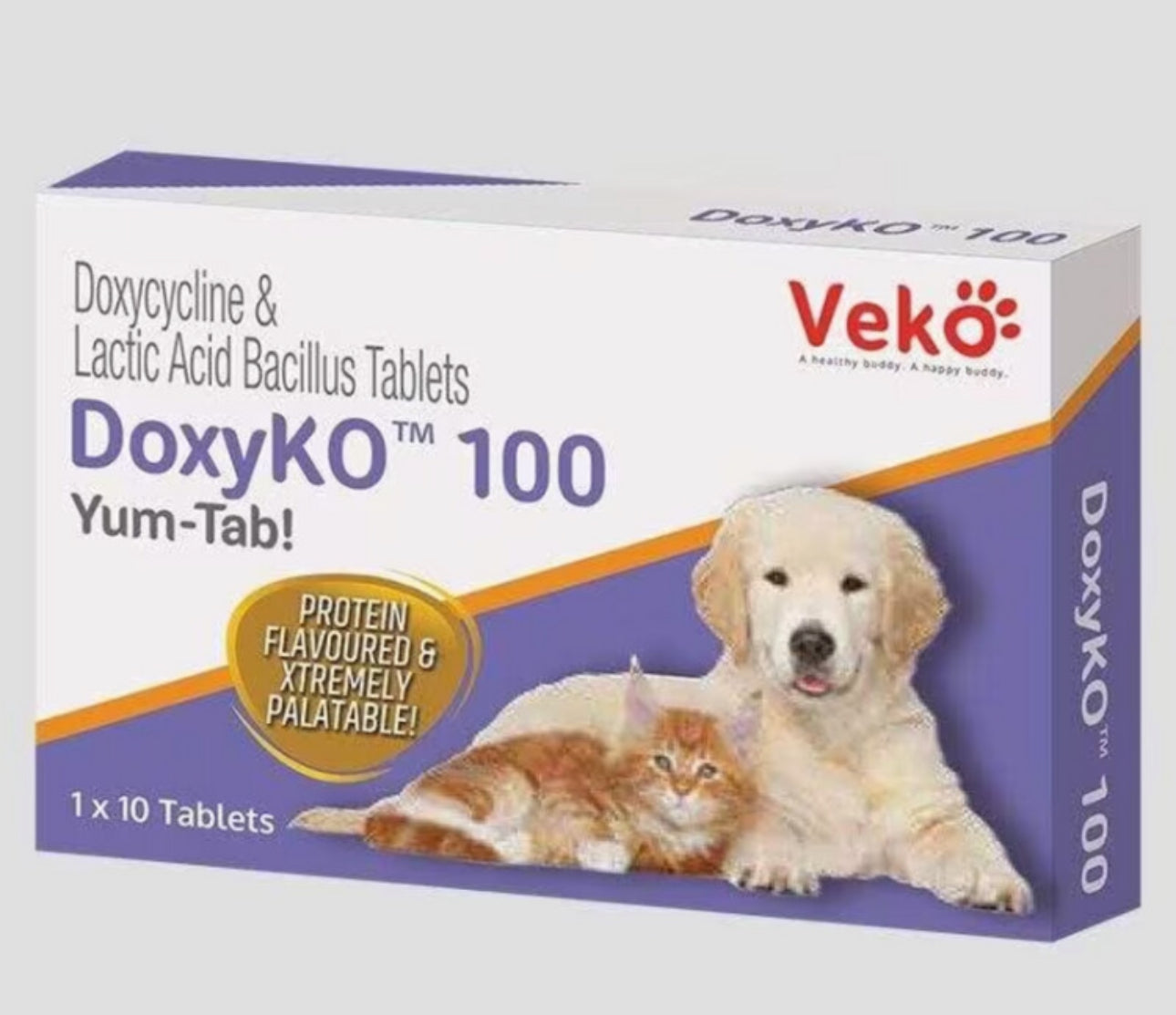 Veko Doxyko 100 لعلاج الالتهابات التي تسببها البكتيريا في الكلاب