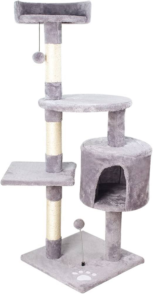 Multi-Level Cat Tree Tower-Model MT04 رمادی