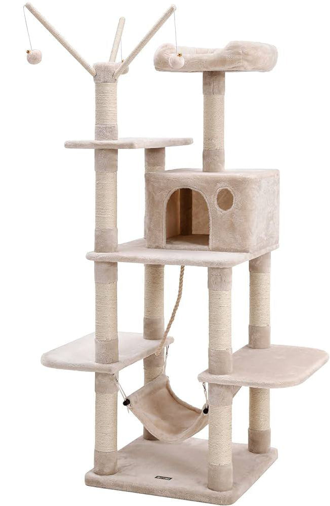 Multi-Level Cat Tree Tower-50X50X154cm Model K010 بیجی